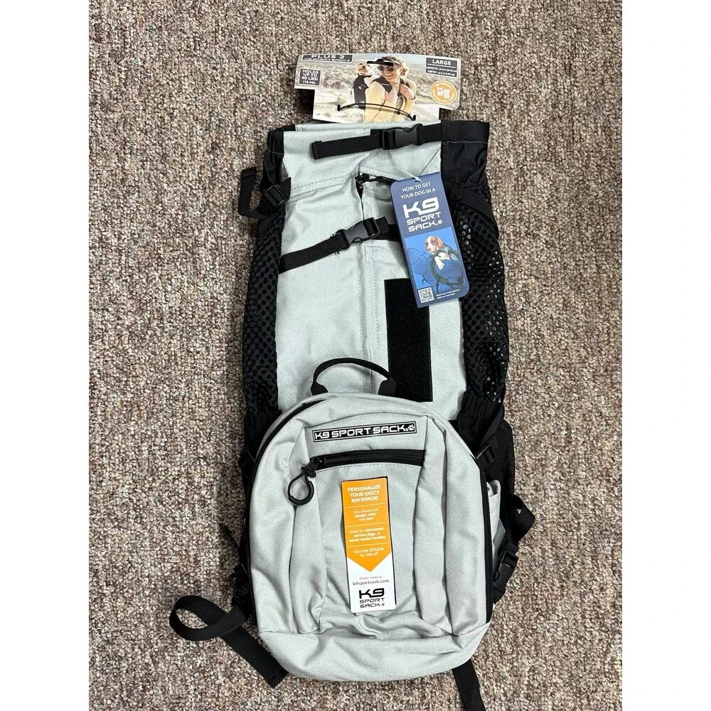 K9 Sport Sack Plus2 Dog Carrier with Removable Storage size Large